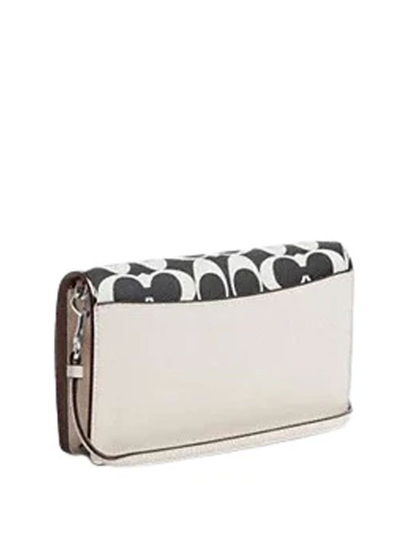 COACH Anna Foldover Clutch Crossbody In Signature Canvas - Image 3