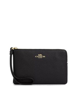 COACH Corner Zip Wristlet