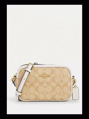 COACH Mini Jamie Camera Bag In Signature Canvas