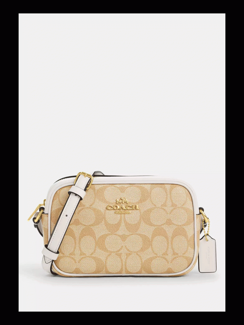 COACH Mini Jamie Camera Bag In Signature Canvas