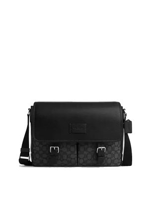 COACH Sprint Messenger In Signature Jacquard