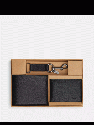 COACH Boxed 3 In 1 Wallet Gift Set