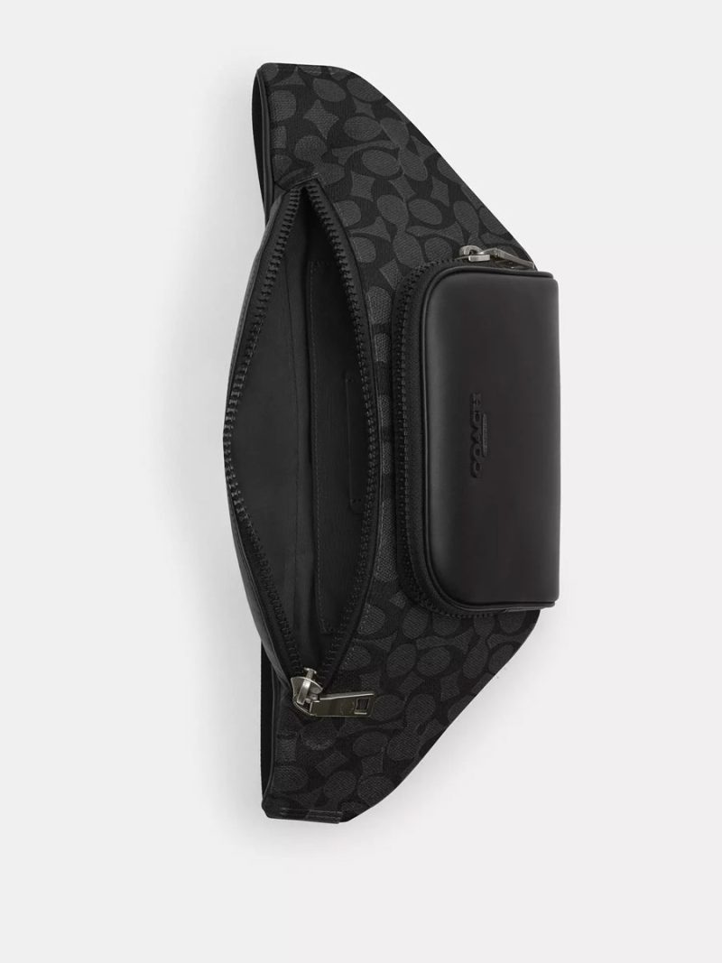 COACH Racer Belt Bag In Signature - Image 2