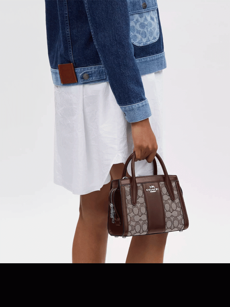 COACH Andrea Carryall Bag In Signature Jacquard - Image 5