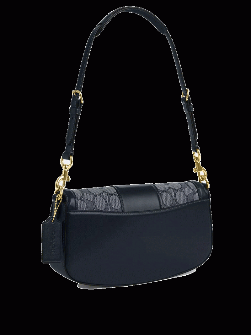 COACH Andrea Shoulder Bag In Signature Jacquard - Image 3