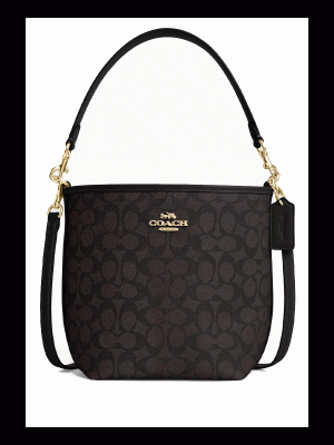 COACH City Bucket Bag In Signature Canvas