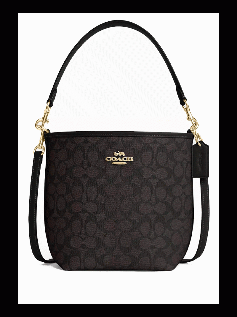 COACH City Bucket Bag In Signature Canvas
