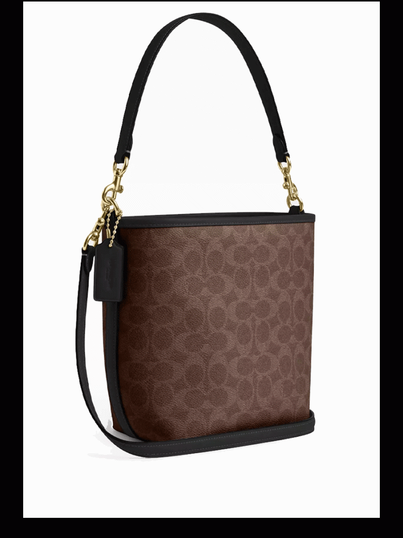COACH City Bucket Bag In Signature Canvas - Image 3
