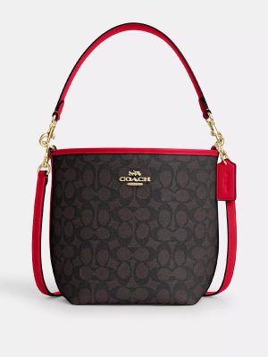 COACH City Bucket Bag In Signature Canvas
