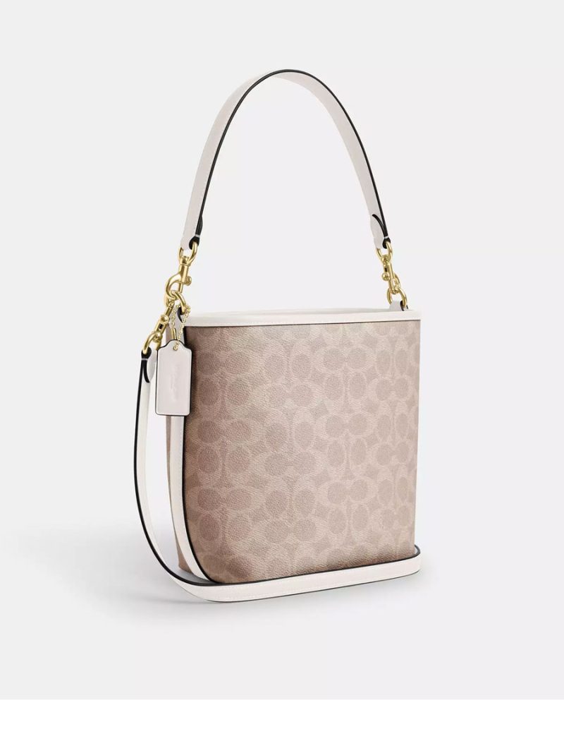 COACH City Bucket Bag In Signature Canvas - Image 4