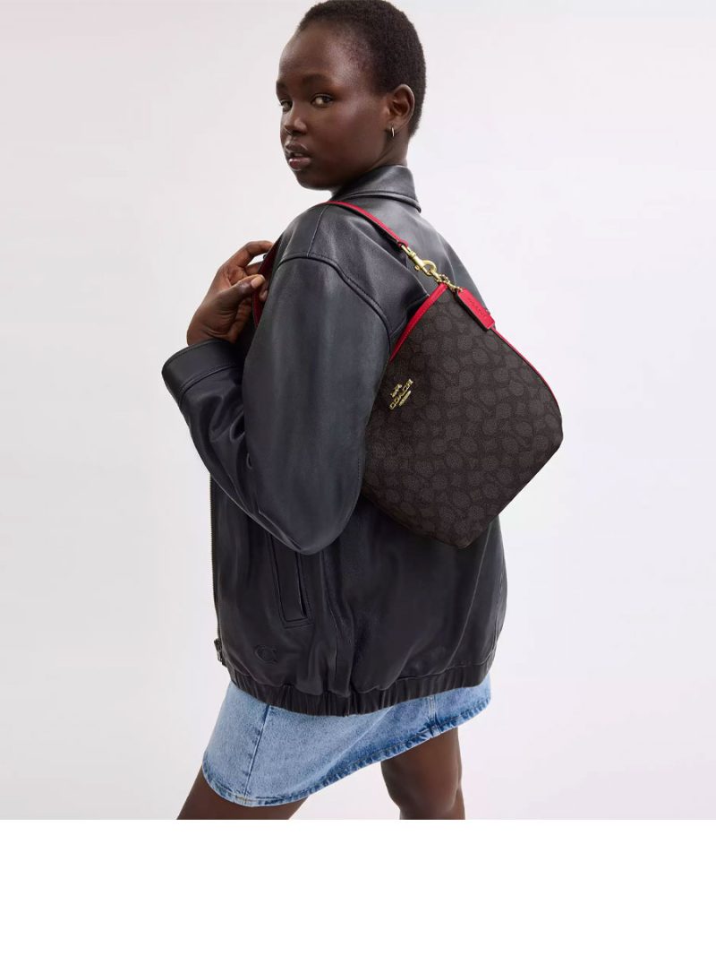 COACH City Bucket Bag In Signature Canvas - Image 5