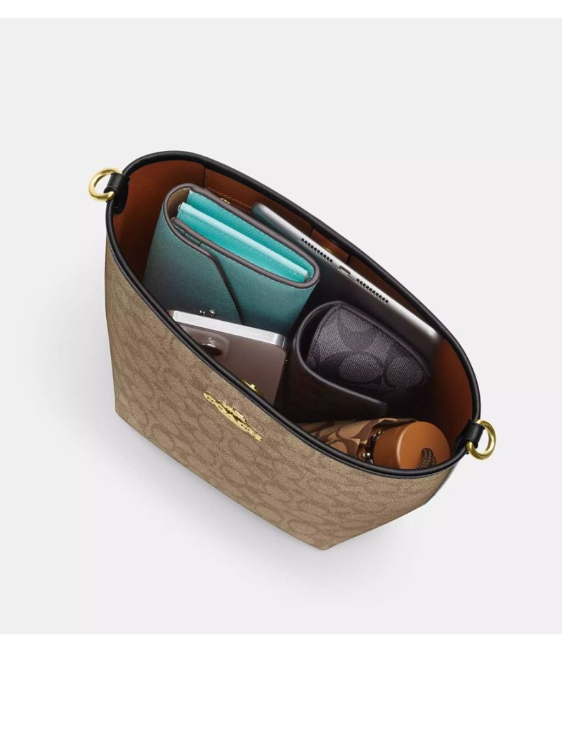 COACH City Bucket Bag In Signature Canvas - Image 3