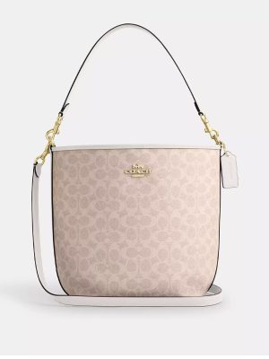 COACH City Large Bucket Bag In Signature Canvas