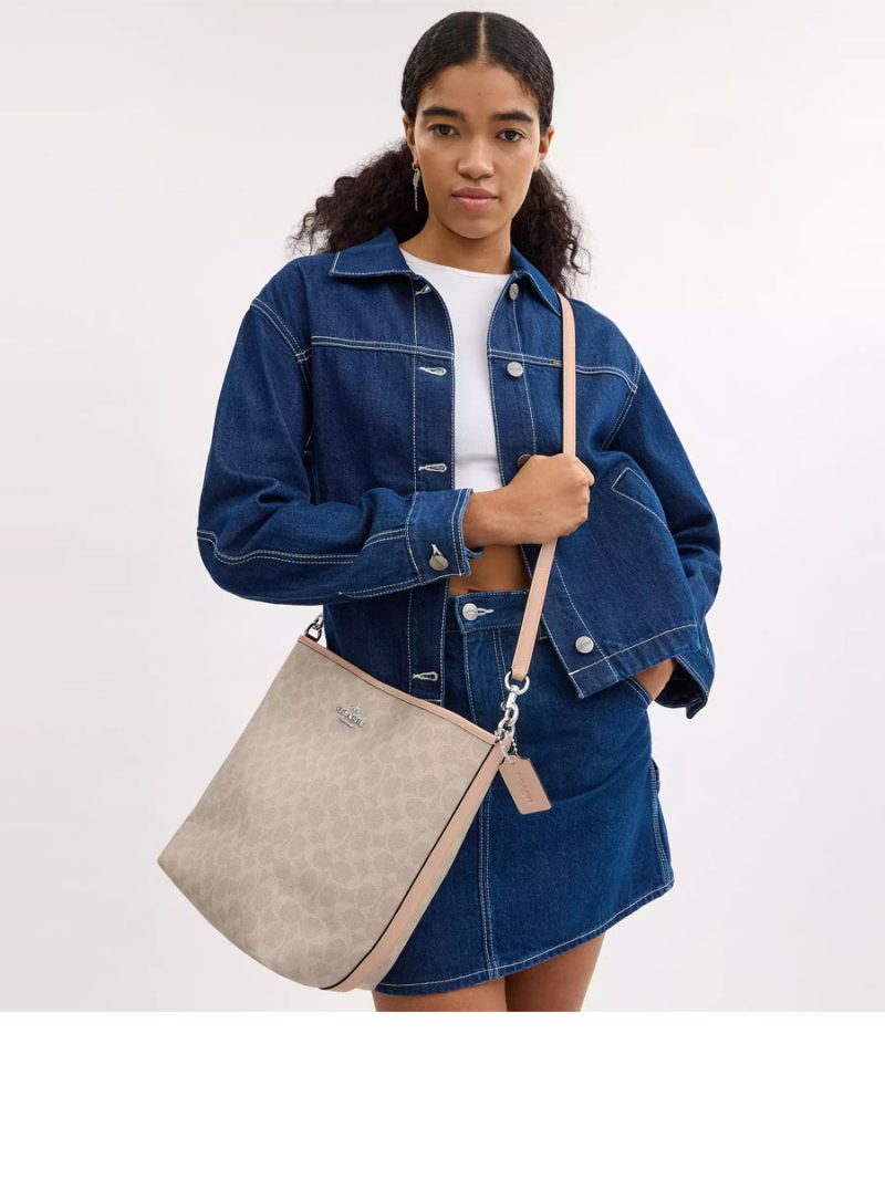 COACH City Large Bucket Bag In Signature Canvas - Image 4