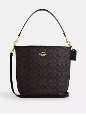 COACH City Large Bucket Bag In Signature Canvas