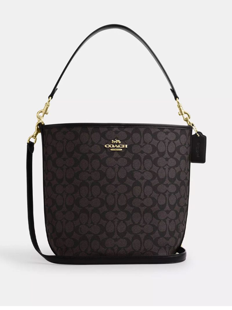 COACH City Large Bucket Bag In Signature Canvas