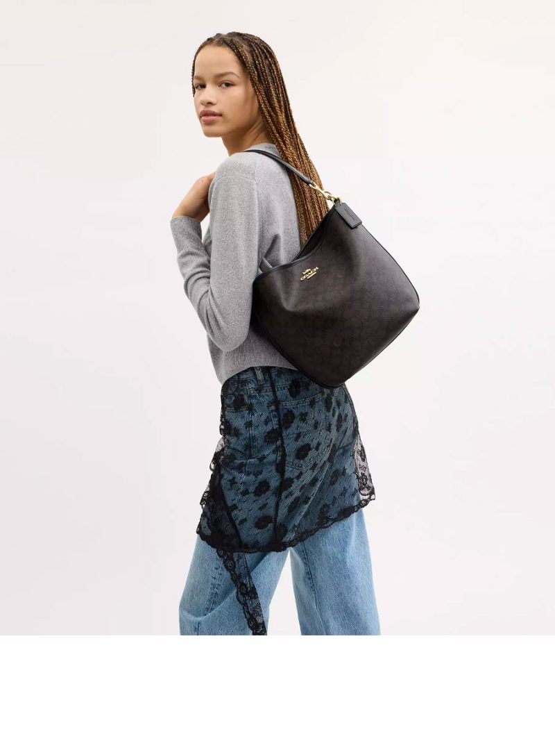 COACH City Large Bucket Bag In Signature Canvas - Image 4