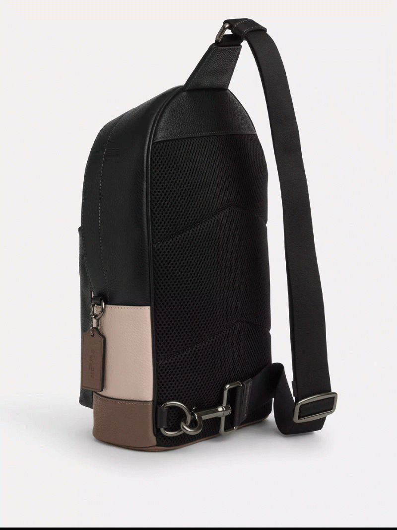COACH West Pack In Colorblock Signature Canvas - Image 3