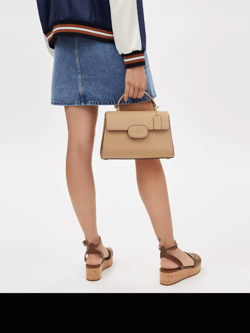 COACH Eliza Top Handle With Leather Covered Closure - Image 5