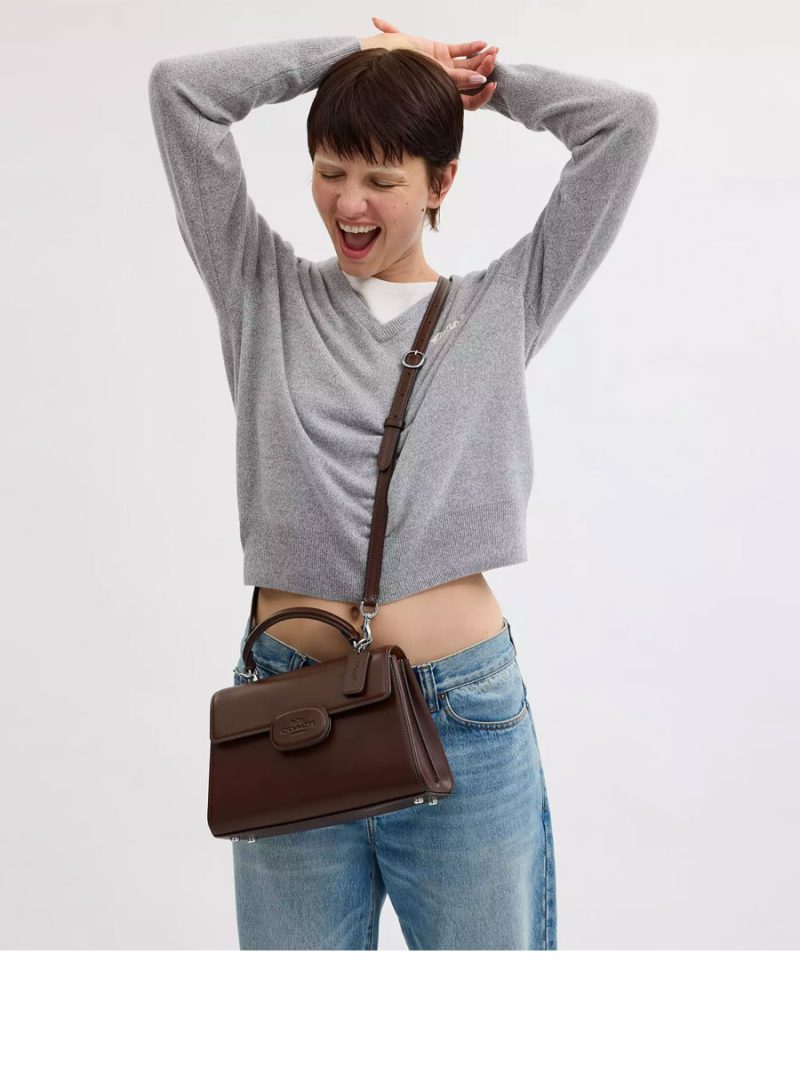 COACH Eliza Top Handle With Leather Covered Closure - Image 5