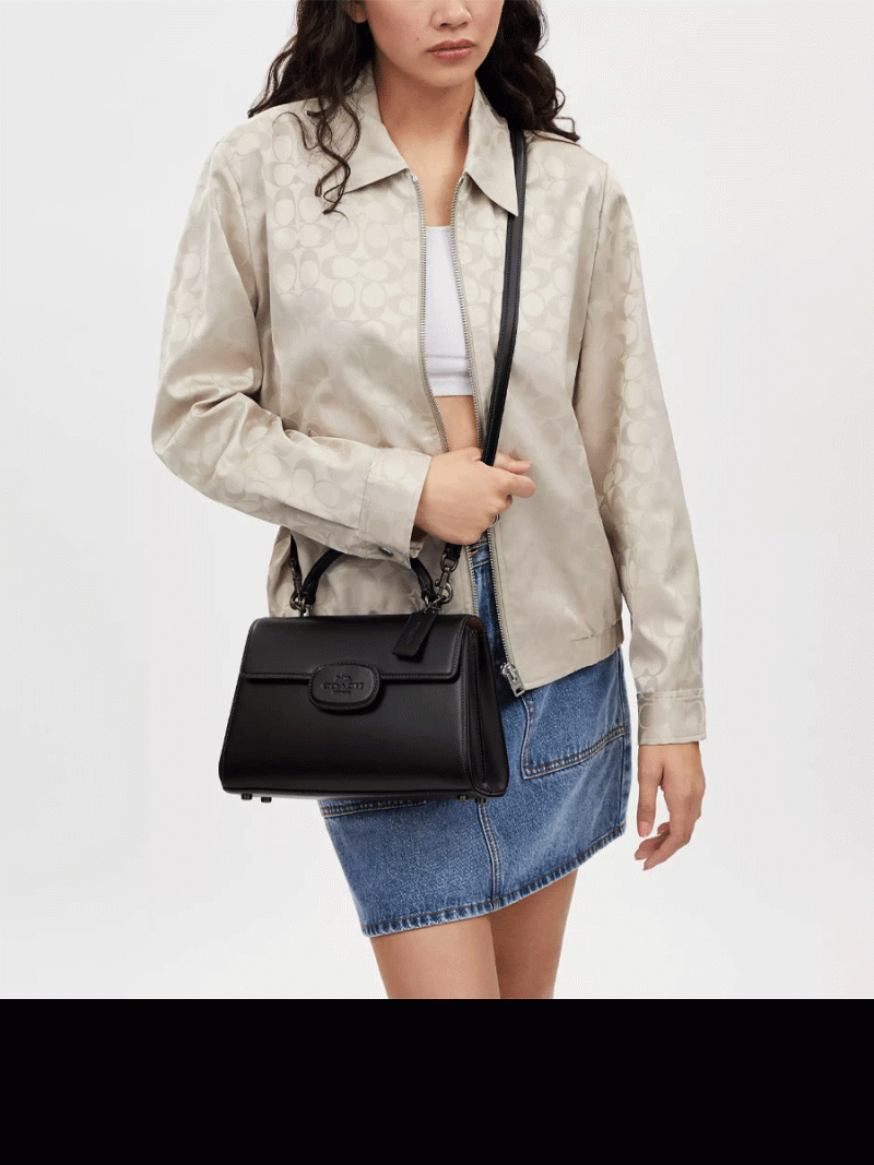 COACH Eliza Top Handle With Leather Covered Closure - Image 5