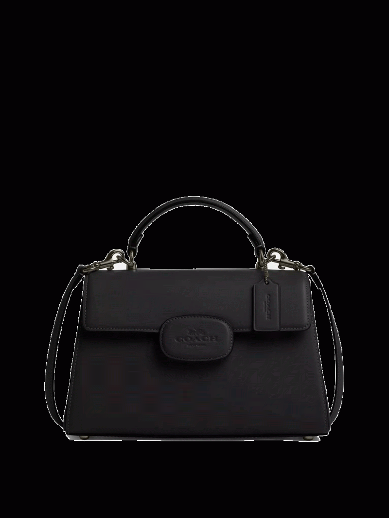 COACH Eliza Top Handle With Leather Covered Closure