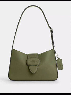 COACH Eliza Shoulder Bag With Leather Covered Closure