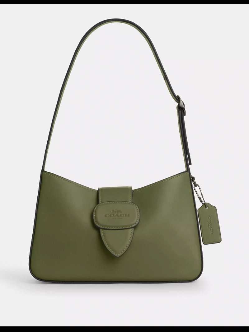 COACH Eliza Shoulder Bag With Leather Covered Closure