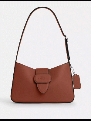 COACH Eliza Shoulder Bag With Leather Covered Closure