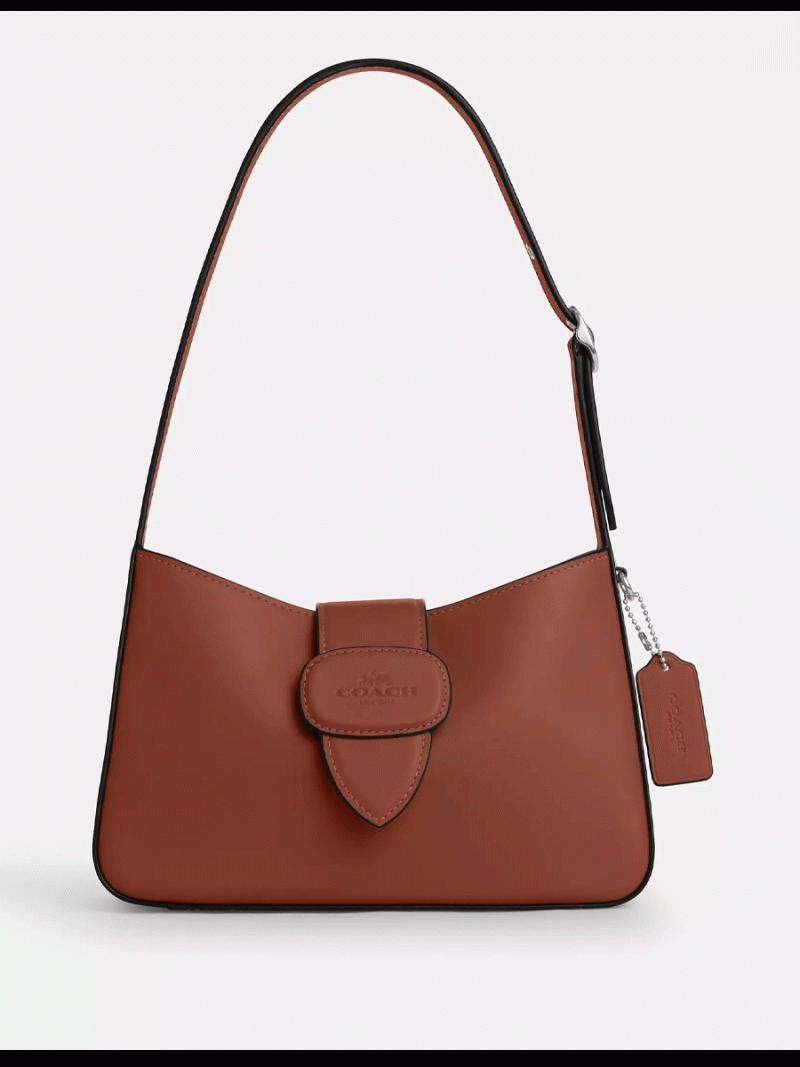 COACH Eliza Shoulder Bag With Leather Covered Closure