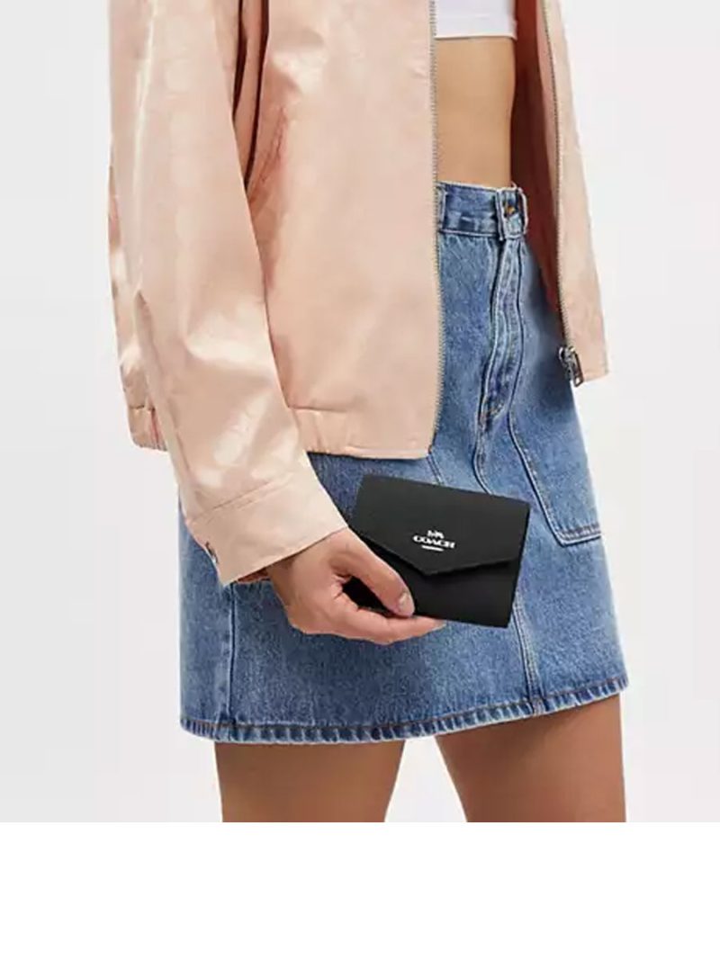 COACH Mini Envelope Wallet With Strap - Image 5
