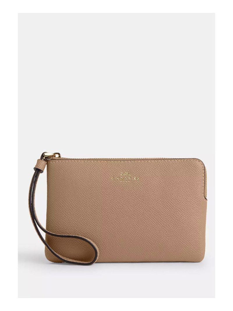 COACH Corner Zip Wristlet