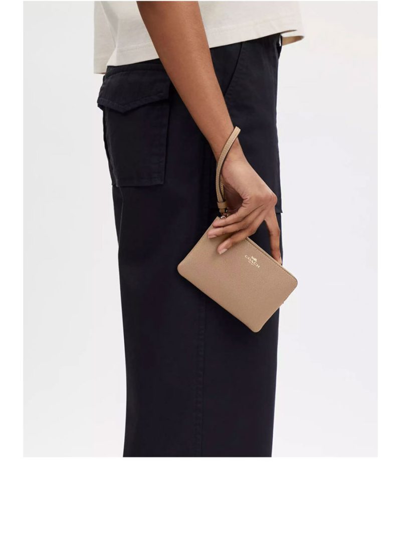 COACH Corner Zip Wristlet - Image 3