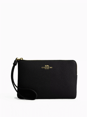 COACH Corner Zip Wristlet