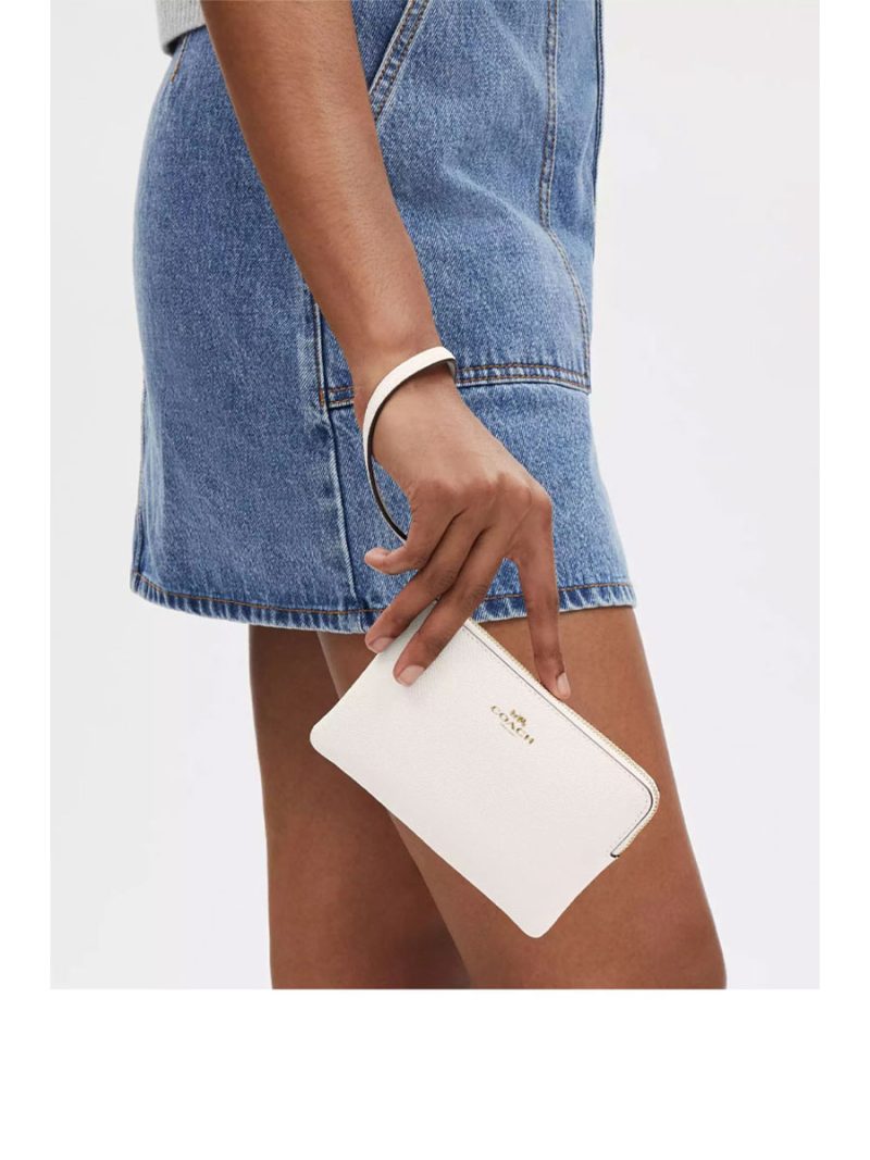 COACH Corner Zip Wristlet - Image 3