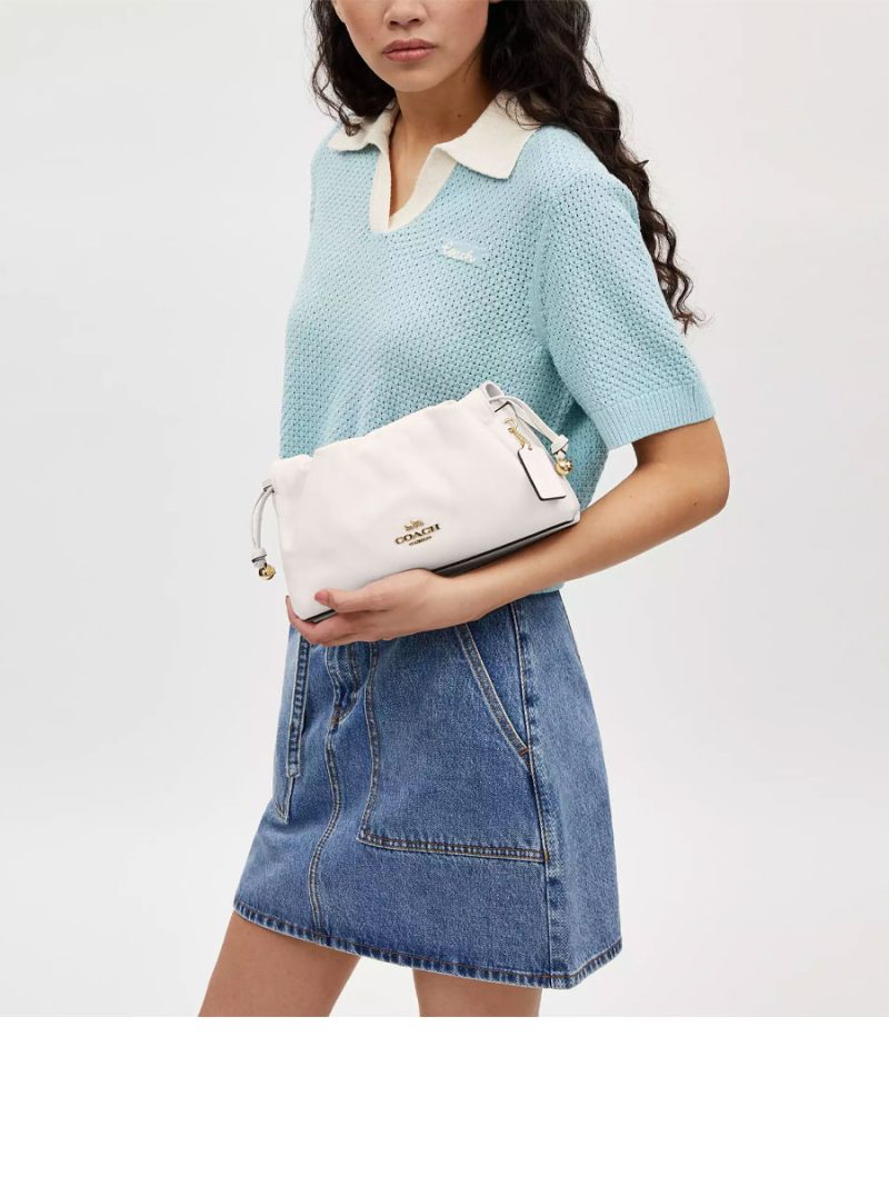 COACH Faye Shoulder Bag With Ruching - Image 8