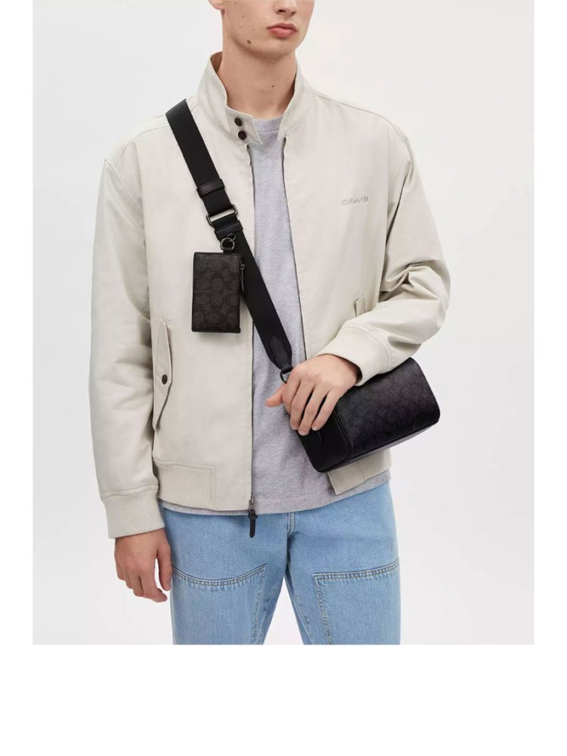 COACH Axel Crossbody Bag In Signature Canvas - Image 4