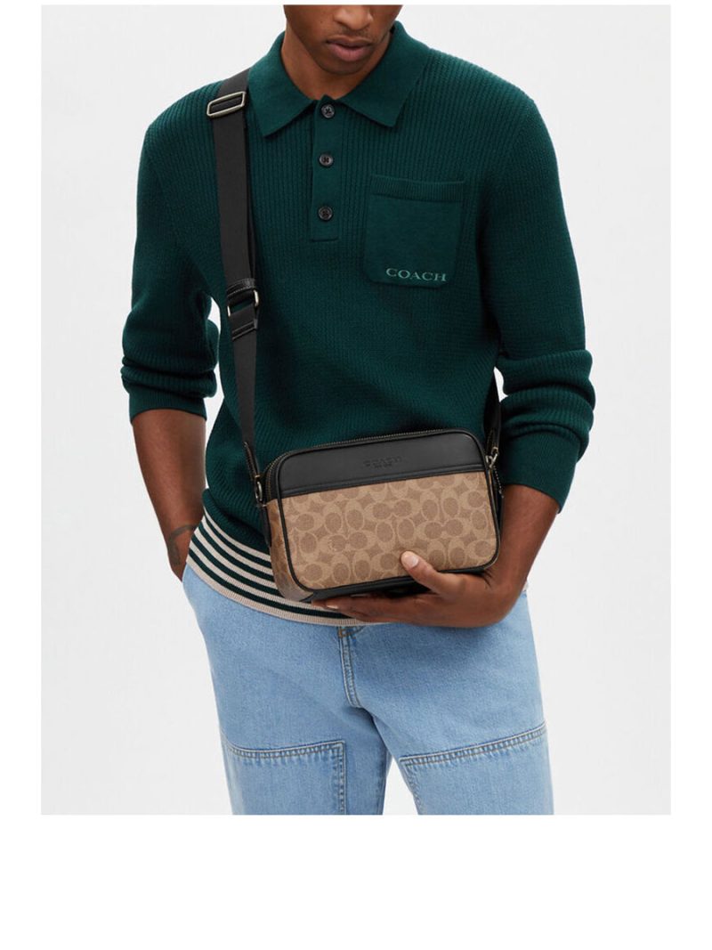 COACH Graham Crossbody Bag In Signature Canvas - Image 4