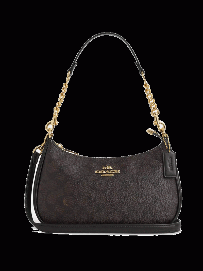COACH Teri Shoulder Bag In Signature Canvas