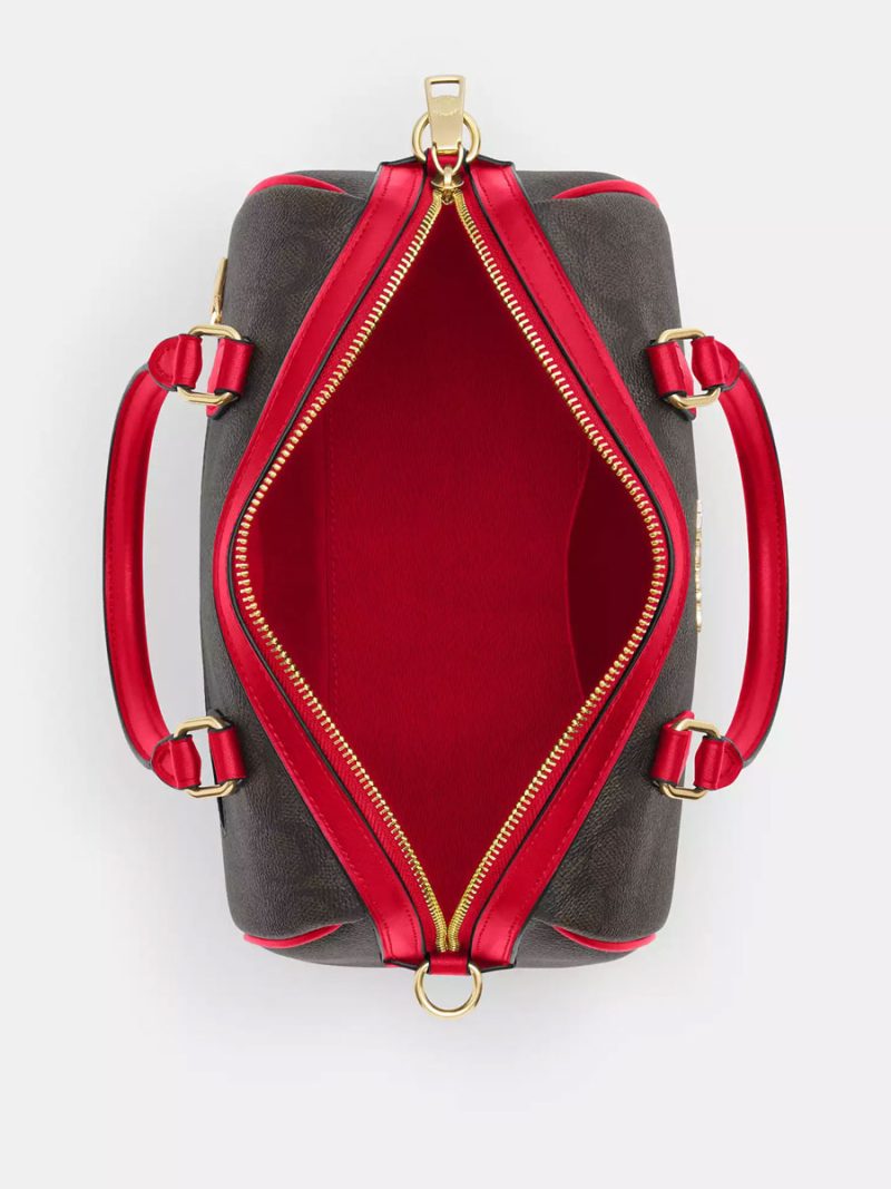 COACH Rowan Satchel Bag In Signature Canvas - Image 2