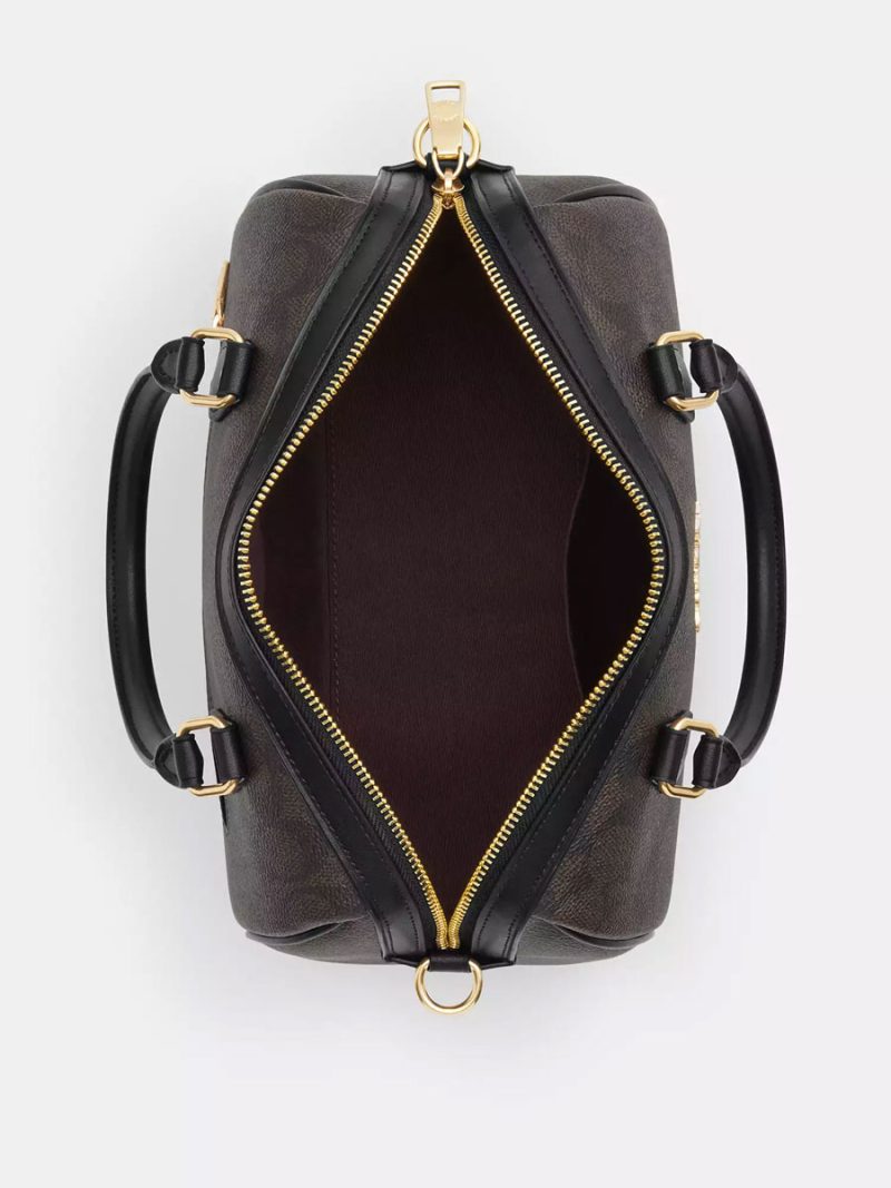COACH Rowan Satchel Bag In Signature Canvas - Image 2