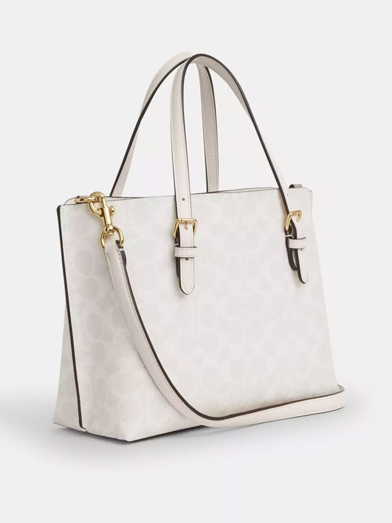 COACH Mollie Tote Bag 25 In Signature Canvas - Image 4