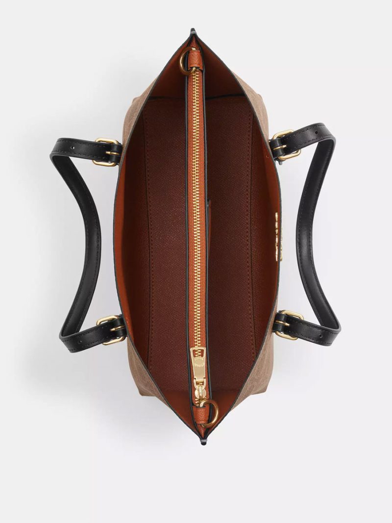 COACH Mollie Tote Bag 25 In Signature Canvas - Image 2