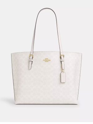 COACH Mollie Tote Bag In Signature Canvas