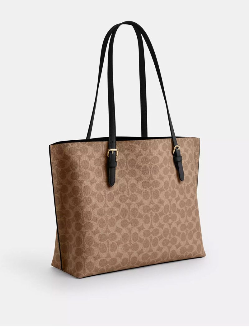 COACH Mollie Tote Bag In Signature Canvas - Image 4
