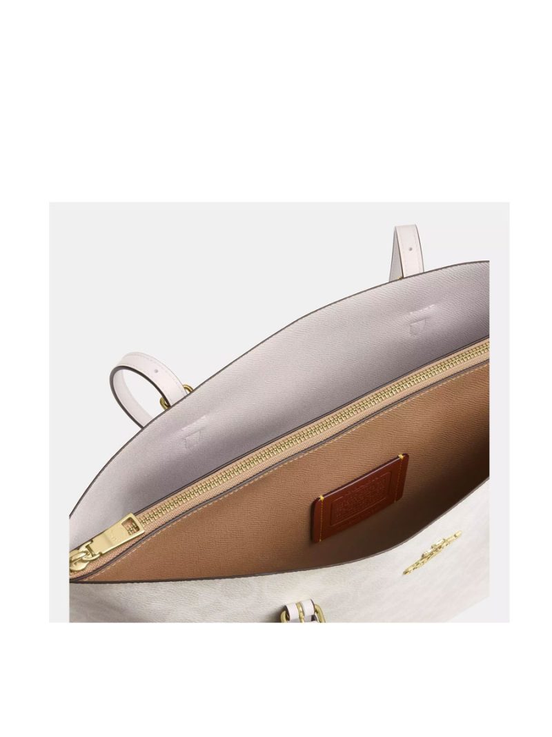 COACH Mollie Tote Bag In Signature Canvas - Image 2