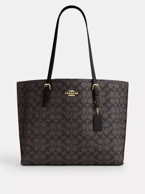 COACH Mollie Tote Bag In Signature Canvas