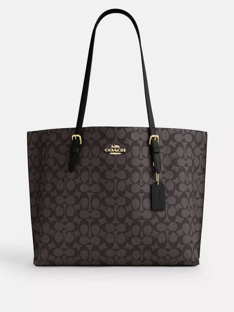 COACH Mollie Tote Bag In Signature Canvas