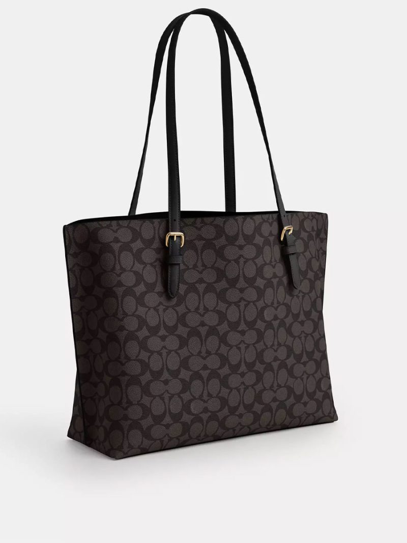 COACH Mollie Tote Bag In Signature Canvas - Image 3