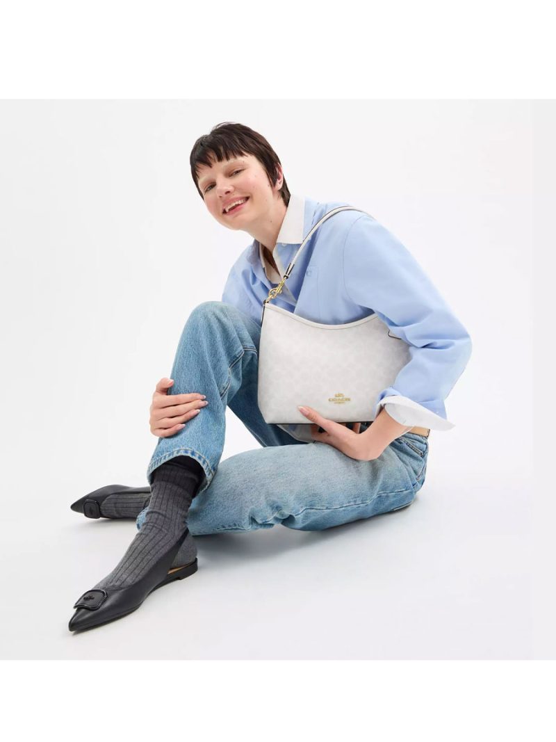 COACH Laurel Shoulder Bag In Signature Canvas - Image 5